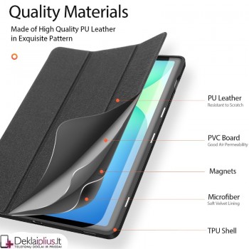Dux Ducis domo dirbtinos odos atverčiamas dėklas (Samsung Galaxy Tab S10 Fe Plus) Dux Ducis domo dirbtinos odos atverčiamas dėklas (Samsung Galaxy Tab S10 Fe Plus)